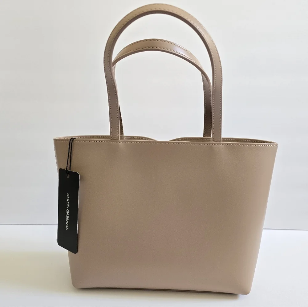 Dolce & Gabbana  Medium DG Leather Shopper Tote Bag Powder Pink - Picture 4 of 12